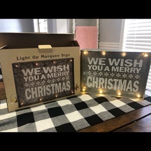 Christmas Marquee sign